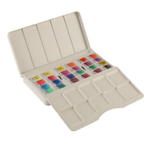 Load image into Gallery viewer, White Nights Extra Fine Artists Grade Professional Watercolors Modern History Set 24 x 2.5 ml Full Pans by Nevskaya Palitra