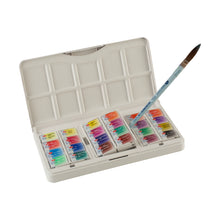 Load image into Gallery viewer, White Nights Extra Fine Artists Grade Professional Watercolors Modern History Set 24 x 2.5 ml Full Pans by Nevskaya Palitra