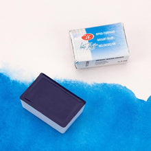 Load image into Gallery viewer, Watercolor set "white nights" 36 colours full pans set plastic box iws unique colour sheme