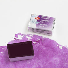 Load image into Gallery viewer, Watercolor set "white nights" 12 colours full pans set plastic box iws unique colour sheme