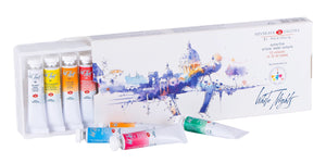 Watercolor set white nights 36 colours full pans set plastic box